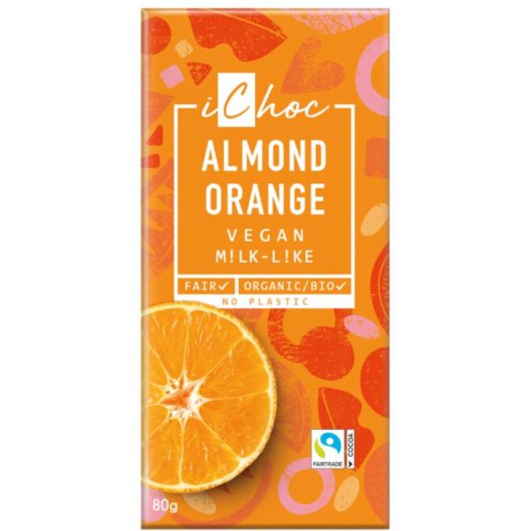 Almond Orange Bio, 80g - iChoc