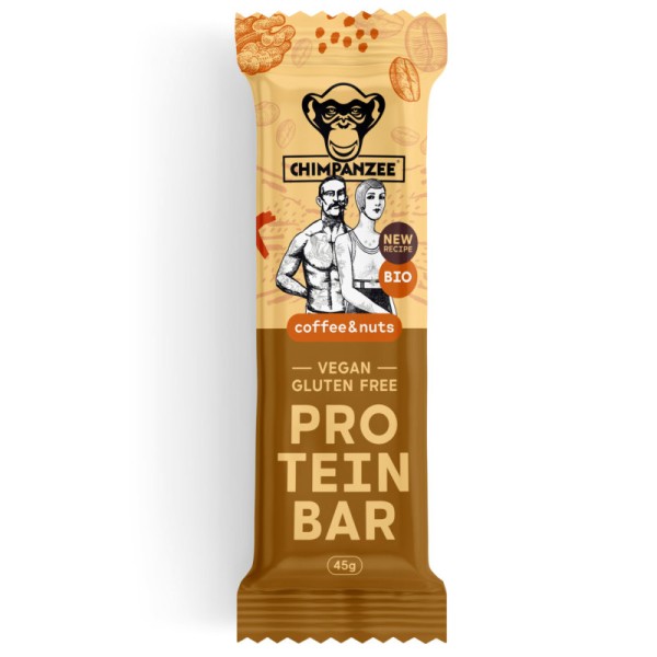 Protein Bar Coffee & Nuts Bio, 45g - Chimpanzee