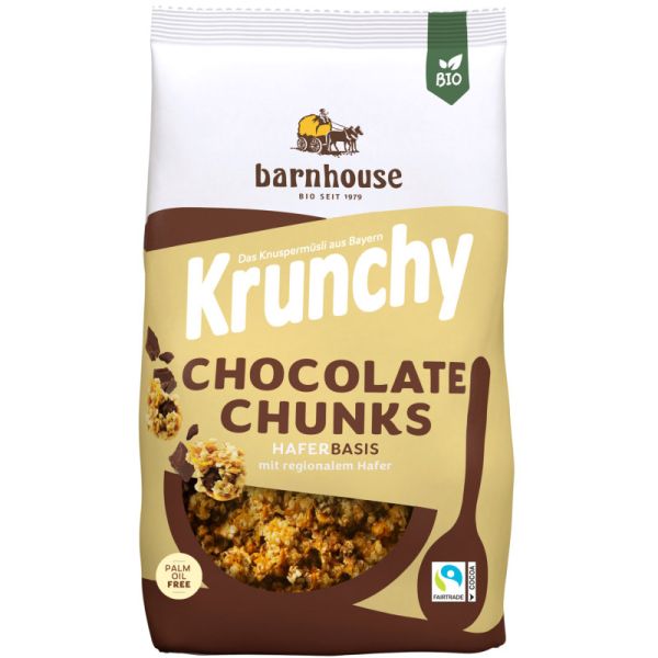 Knuspy Chocolate Chunks Bio, 500g - Barnhouse