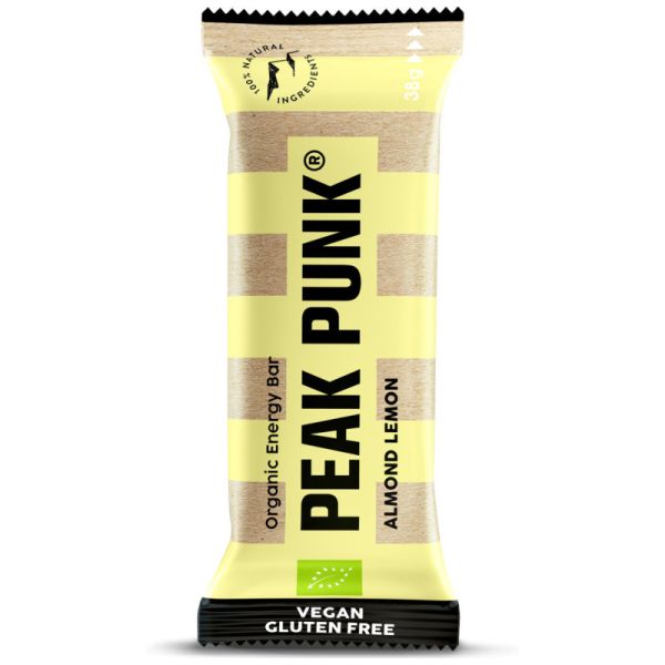 Energy Bar Almond Lemon Bio, 38g - Peak Punk