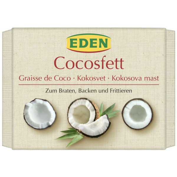 Cocosfett zum Braten, Backen & Frittieren, 250g - Eden