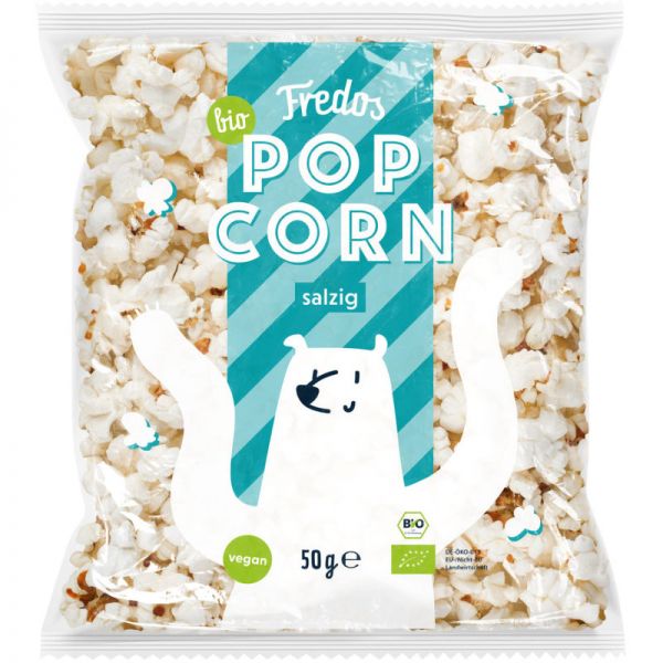 Popcorn salzig Bio, 50g - Fredos