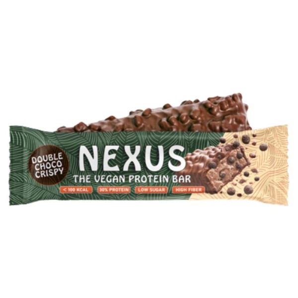 Nexus Double Choco Crispy Protein Bar, 30g - ProFuel