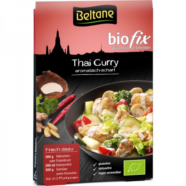 Thai Curry Biofix Würzmischung Bio, 20.9g - Beltane