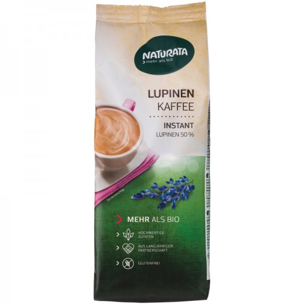 Lupinen Kaffee Nachfüllpackung Instant Bio, 200g - Naturata