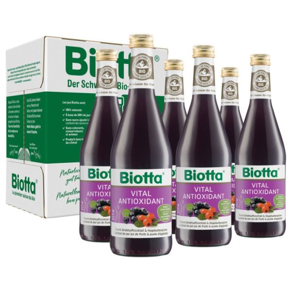 Vital Antioxidant Bio, 6x 500ml - Biotta