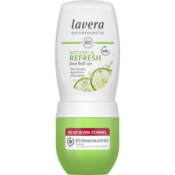 Natural & Refresh Deo Roll-on, 50ml - Lavera