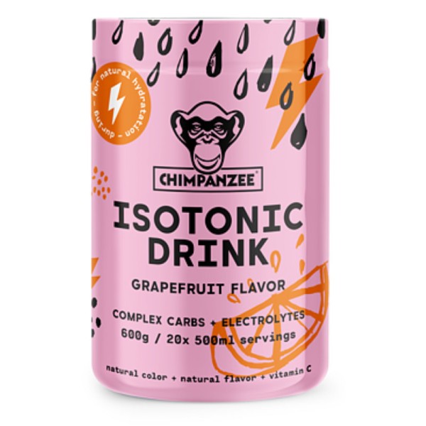 Isotonic Drink Complex Carbs + Electrolytes Grapefruit Flavor, 600g - Chimpanzee