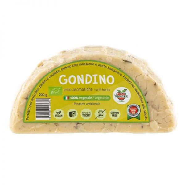 Gondino Vegane Alternative zu Hartkäse Kräuter, 200g - Pangea Food