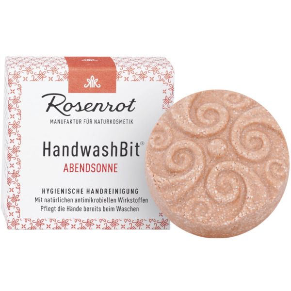 HandwashBit Abendsonne, 60g - Rosenrot