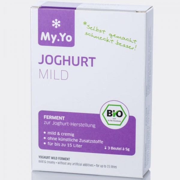Joghurt Ferment mild Bio, 3x 5g - My.Yo