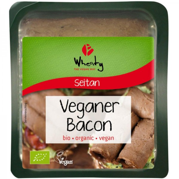 Veganer Bacon in Scheiben Bio, 60g - Wheaty