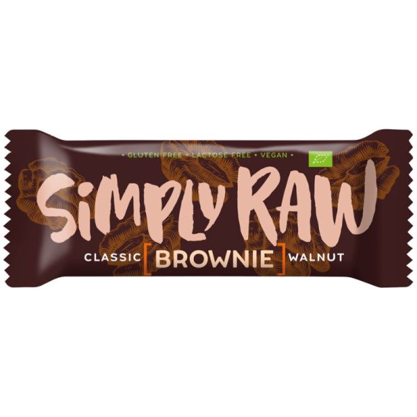 Brownie Classic Walnut Bio, 45g - Simply Raw