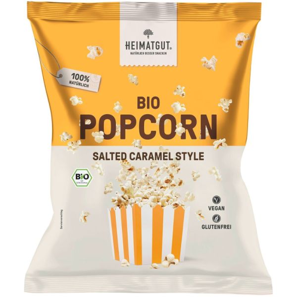 Popcorn Salted Caramel Bio, 90g - Heimatgut