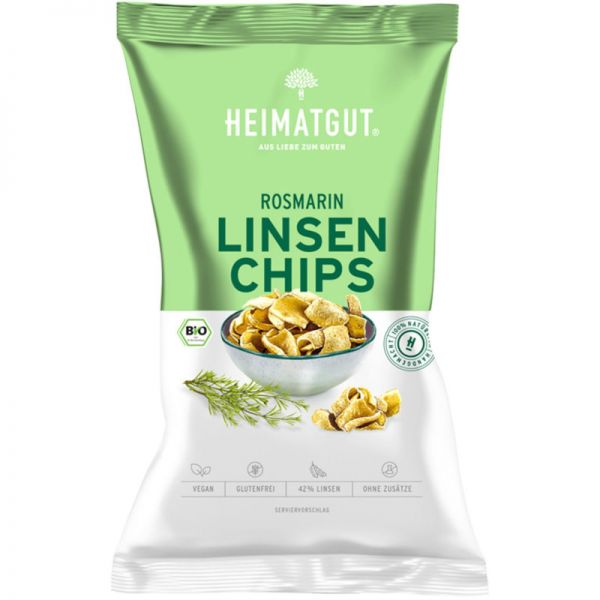 Linsen Chips Rosmarin Bio, 75g - Heimatgut