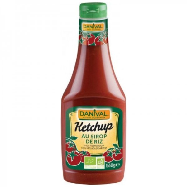 Ketchup mit Reissirup gesüsst Bio, 560g - Danival