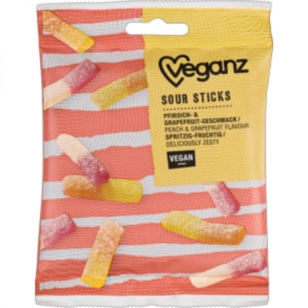 Sour Sticks, 100g - Veganz