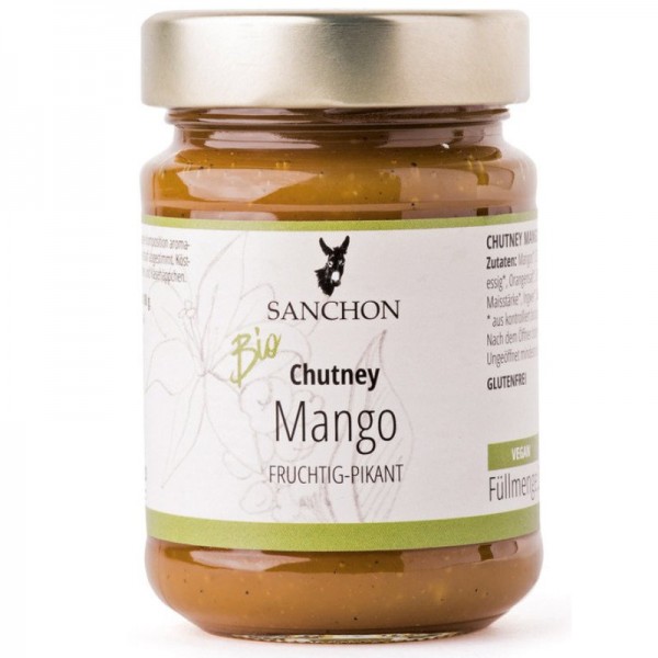 Chutney Mango fruchtig-pikant Bio, 200g - Sanchon