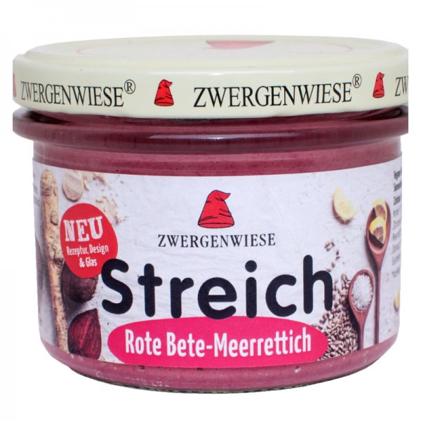 Streich Rote Beete-Meerrettich Bio, 180g - Zwergenwiese