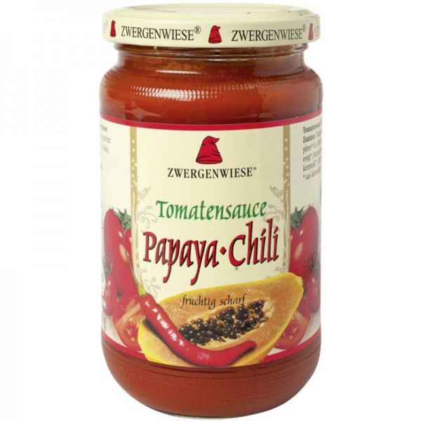 Tomatensauce Papaya-Chili Bio, 340ml - Zwergenwiese