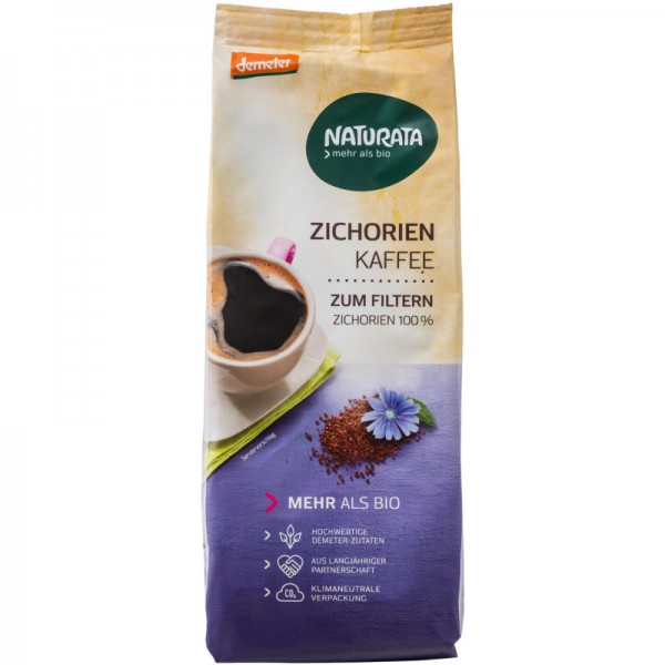 Zichorien Kaffee Nachfüllpackung zum Filtern Bio, 500g - Naturata