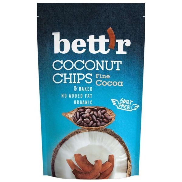 Coconut Chips Fine Cocoa Bio, 70g - bett'r