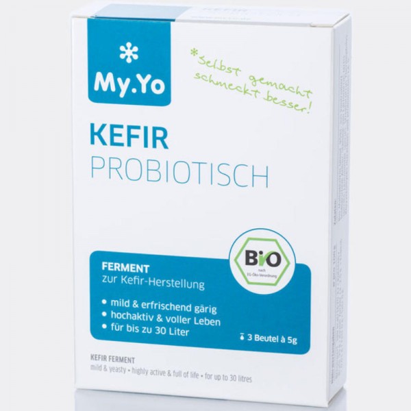 Kefir Ferment probiotisch Bio, 3x 5g - My.Yo
