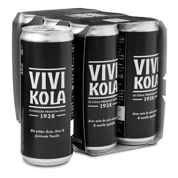 Schweizer Premium Kola klassisch, 6x 330ml - Vivi Kola