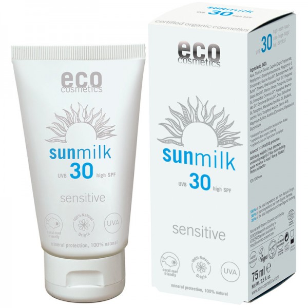 Sonnenmilch LSF 30 sensitiv, 75ml - eco cosmetics