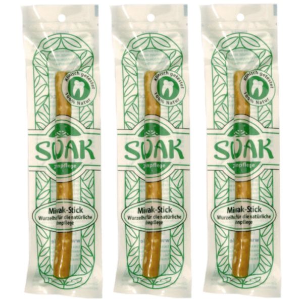 Miswak Stick Set, 3 Stück - Swak Zahnpflege