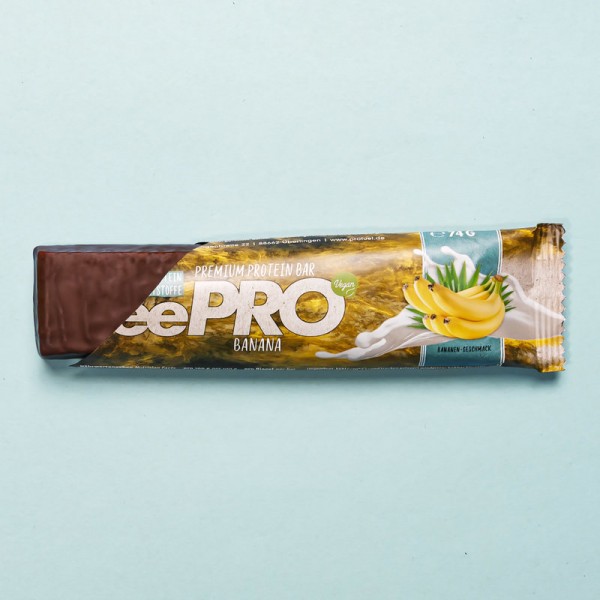 veePRO Premium Protein Bar Banana, 74g - Profuel