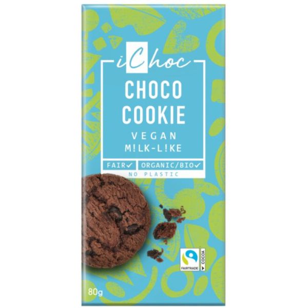 Choco Cookie Bio, 80g - iChoc