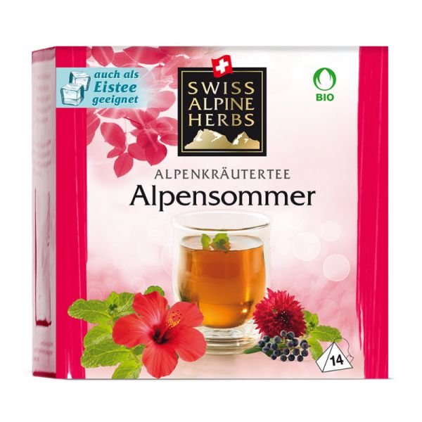 Kräutertee Alpensommer Tee Bio, 14x1g - Swiss Alpine Herbs