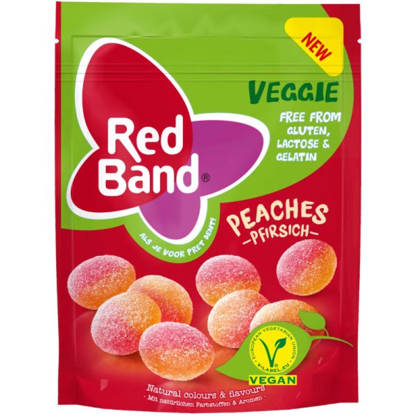 Veggie Peaches, 150g - Red Band