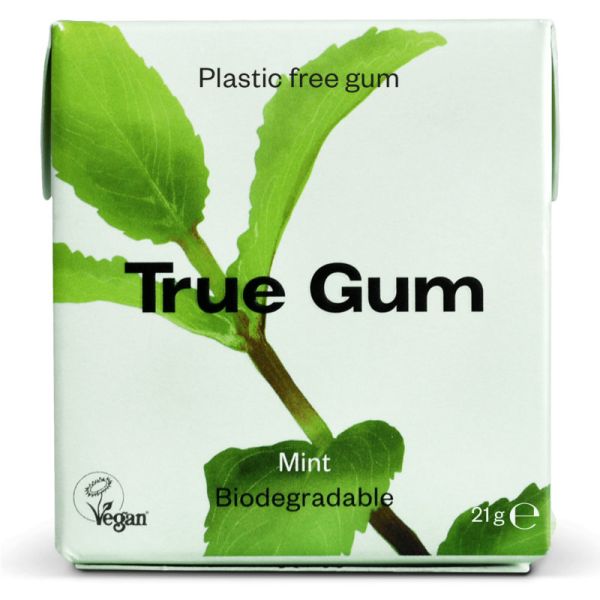 Plastikfreier Minze Kaugummi, 21g - True Gum