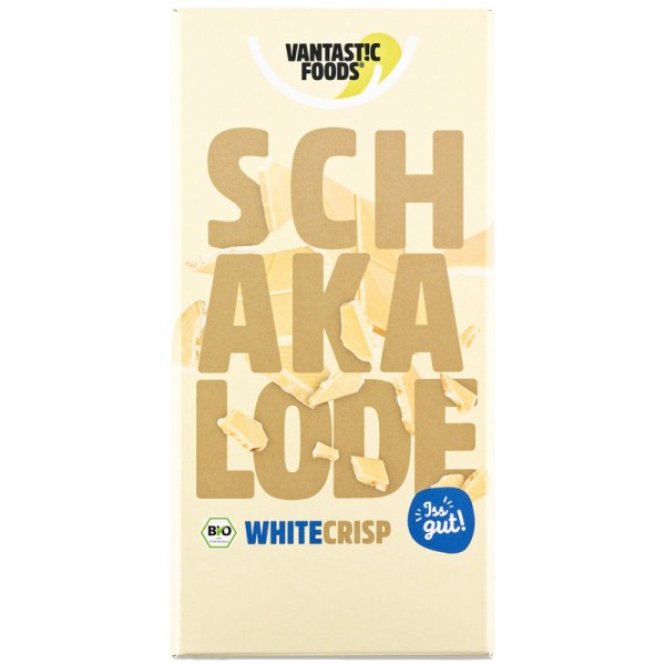 Schakalode White Crisp Bio, 90g - Vantastic Foods