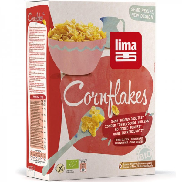 Cornflakes ohne Zuckerzusatz Bio, 375g - Lima