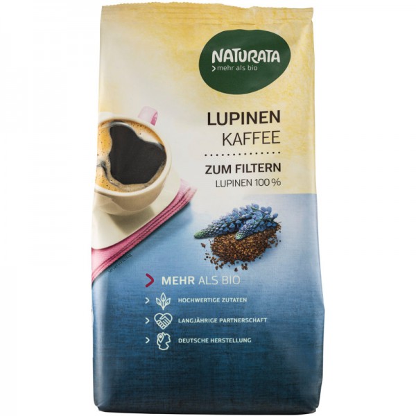 Lupinen Kaffee Nachfüllpackung zum Filtern Bio, 500g - Naturata