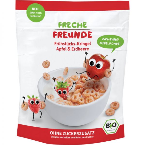 Frühstücks-Kringel Apfel & Erdbeere Bio, 125g - Freche Freunde