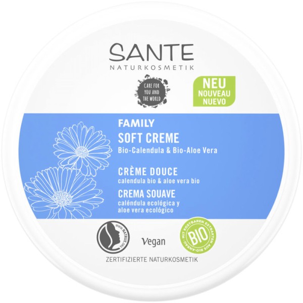 Family Soft Creme Bio-Calendula & Bio-Aloe Vera, 150ml - Sante