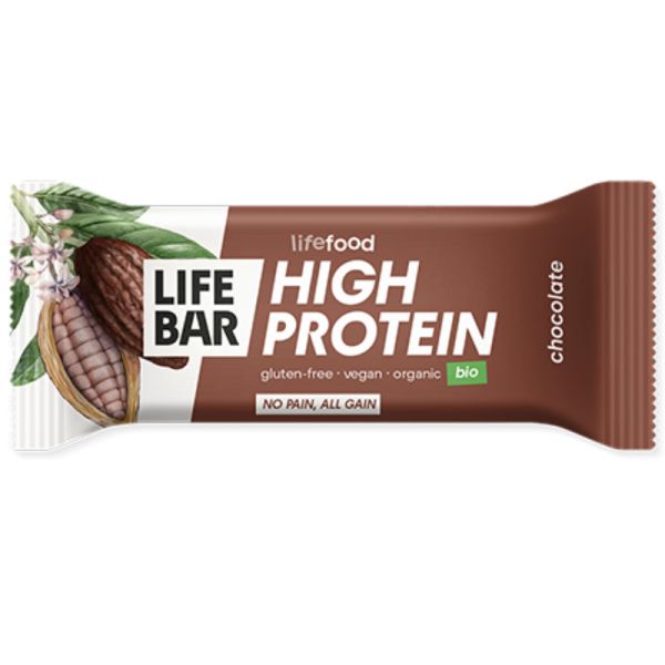 High Protein Chocolate Riegel Bio, 40g - LifeFood