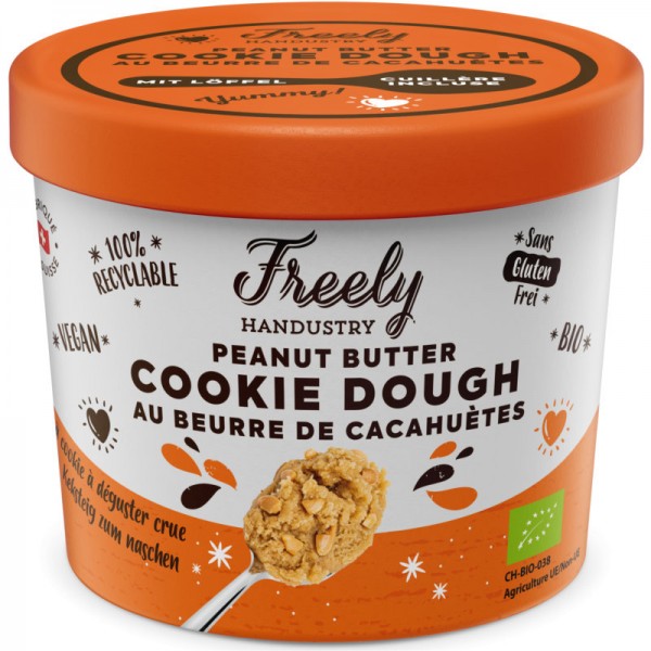 Peanut Butter Cookie Dough Bio, 100g - Freely Handustry
