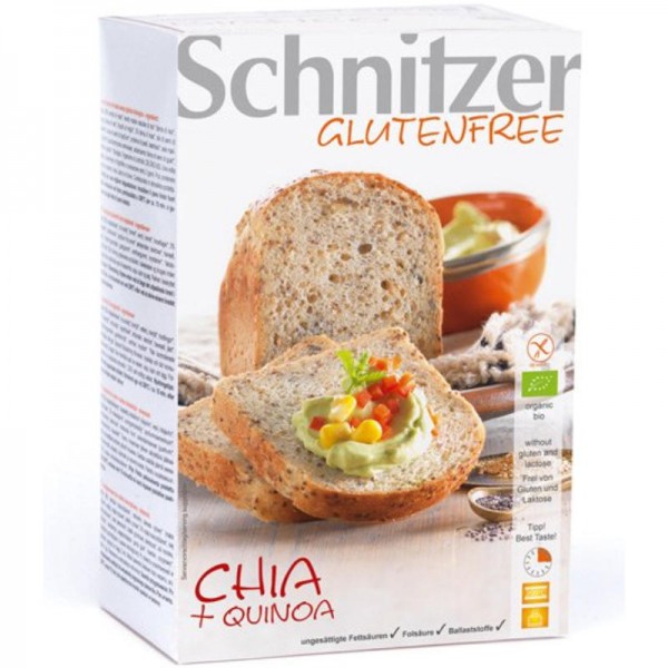 Chia + Quinoa Aufbackbrote 2 Stück Bio, 500g - Schnitzer