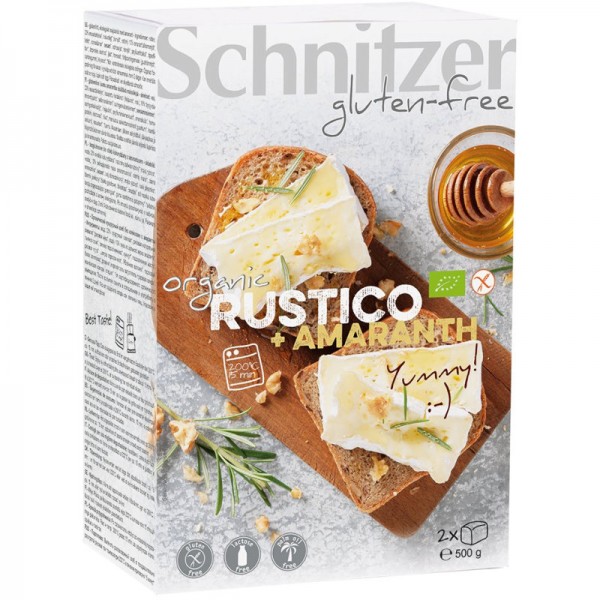 Rustico + Amaranth Aufbackbrote 2 Stück Bio, 500g - Schnitzer
