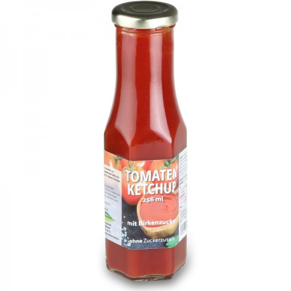 Ketchup mit Bio Tomaten und Birkenzucker gesüsst, 250ml - Tautona