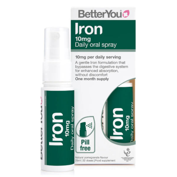 Iron Daily Oral Spray Natural Granatapfel Aroma, 25ml - BetterYou