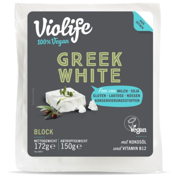 Greek White Feta Style Block, 150g - Violife