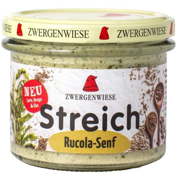 Streich Rucola-Senf Bio, 180g - Zwergenwiese