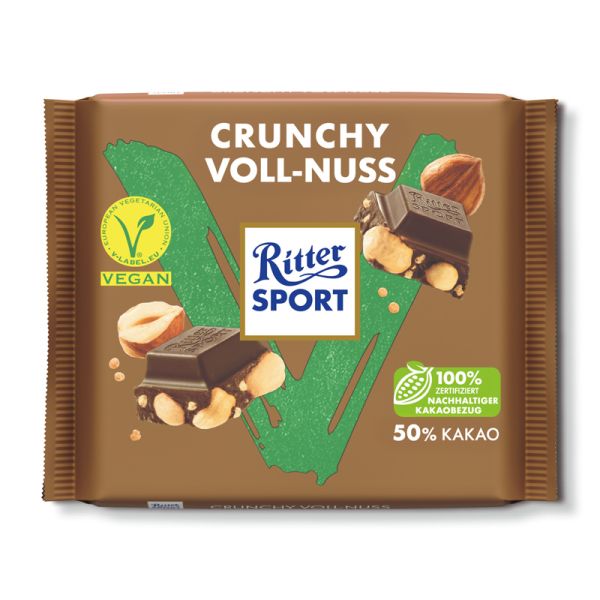 Crunchy Voll-Nuss, 100g - Ritter Sport