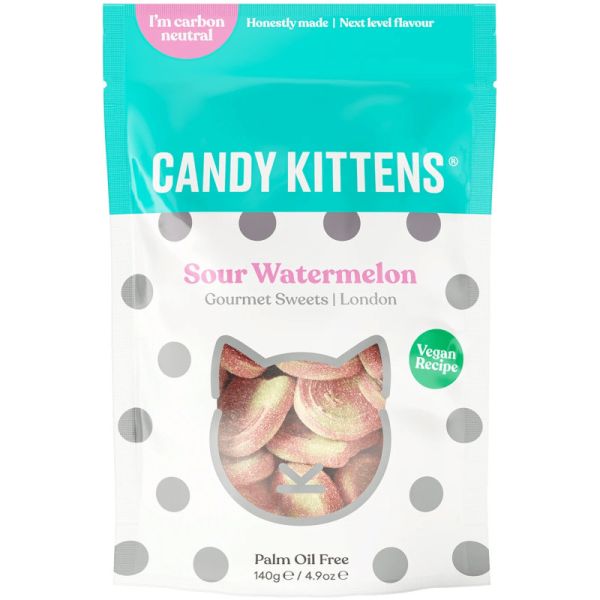 Gourmet Sweets Sour Watermelon, 140g - Candy Kittens